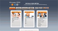 Desktop Screenshot of cegi.fr